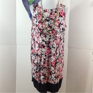 J. Jill Wearever floral shift dress LP